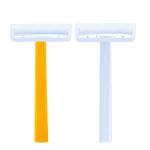 yellow single blade shaver 5 piece pack stainless steel blade shaver 1blade