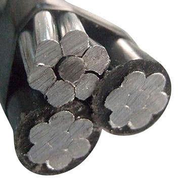 ASTM B-230 Duplex Acsr Cable 600V Secondary Type With Steel Wire Aluminum Strand