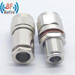 DC-11GHz N Male Straight Clamp LMR 400 Captive Type RF Connector Waterproof Rate