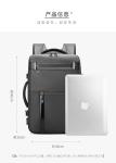 Zipper Closure 15.6 Inch Laptop Multi Functional Backpacks 1.23kg