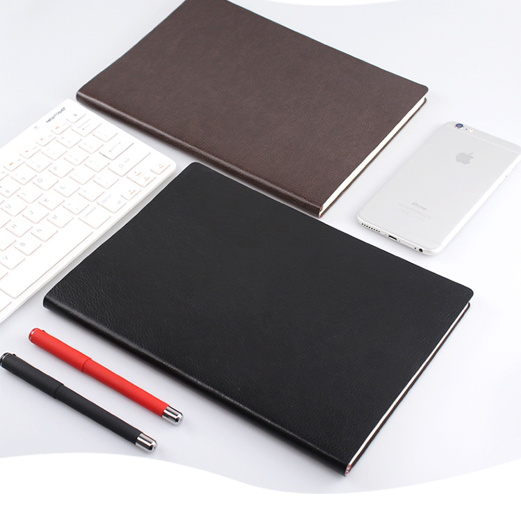 Office and School Stationery A5 Size Internal Page Leather Custom Color Printed Notebooks