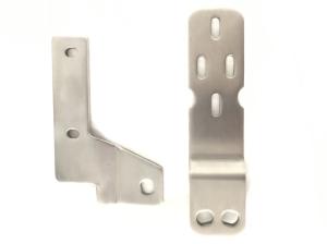Wholesale Brushing Finish Sheet Metal Stamping Parts Stainless Steel Support Brackets from china suppliers