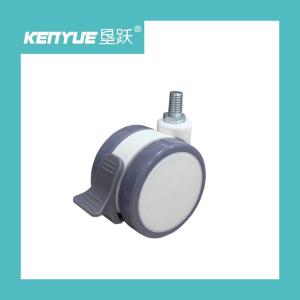 Wholesale Practical Medical Cart Casters 3 Inch Used In Hospitals Off-White from china suppliers