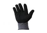 13G Nylon Knitted Black Nitrile Coated Hand Gloves Resistant Abrasion