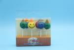 Smiling Face Hat Shaped Cute Cake Candles For Birthday / Wedding Party