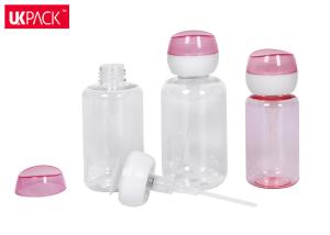 Wholesale Push Down Empty Nail Polish Remover Pump Dispenser Cosmetic Transparent Bottle 200ml from china suppliers