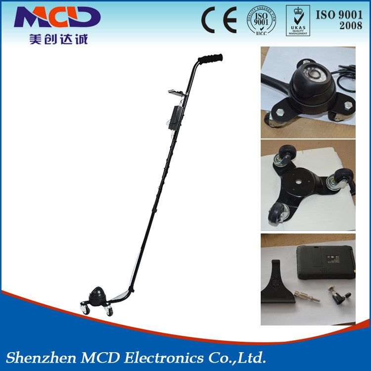 Black 4.3inch Display Automotive Under Vehicle Inspection Camera Used Infrared Lamp