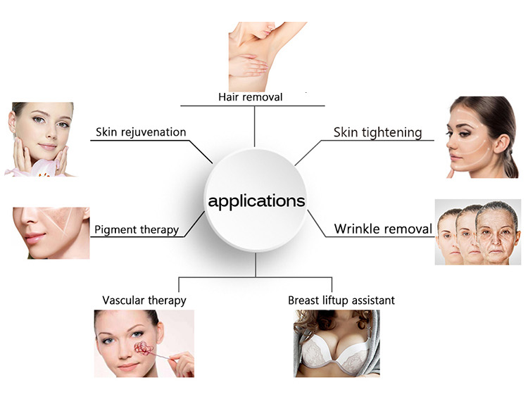 Portable DPL Laser Machine OEM ODM Skin Rejuvenation Laser Machine