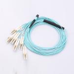 OM4 MTP Fiber Optic Patch Cord High Stability For 40G Networks