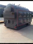 DZH Pellet Coal Burning Boiler , Electric Coal Fired Residential Boiler Low