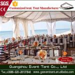 PVC Coated Polyester Fabric 15 X 30m Wedding Decoration Tent 500 Seat