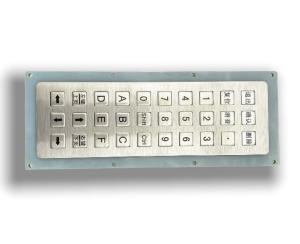 Wholesale KIOSK IP65 / IK07 Stainless Steel 30 Keys Industrial Numeric Keypad USB waterproof dustproof anti-vandalism Rear Panel Mounted -40℃ from china suppliers