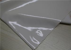 Wholesale White Polyester Faux Leather , Black Faux Leather Fabric For Dress from china suppliers