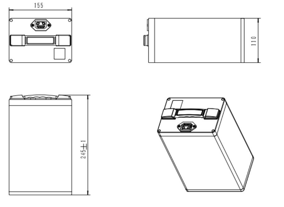 LFP-15S RS485 IP67 576KWh 48V 12Ah Ebike Lifepo4 Battery