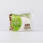 Unbleached Flat Bottom Shape Coffee Paper Filter