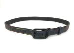 2.8cm Colorful Stitching Women's Fashion Leather Belts With Black Pin Buckle