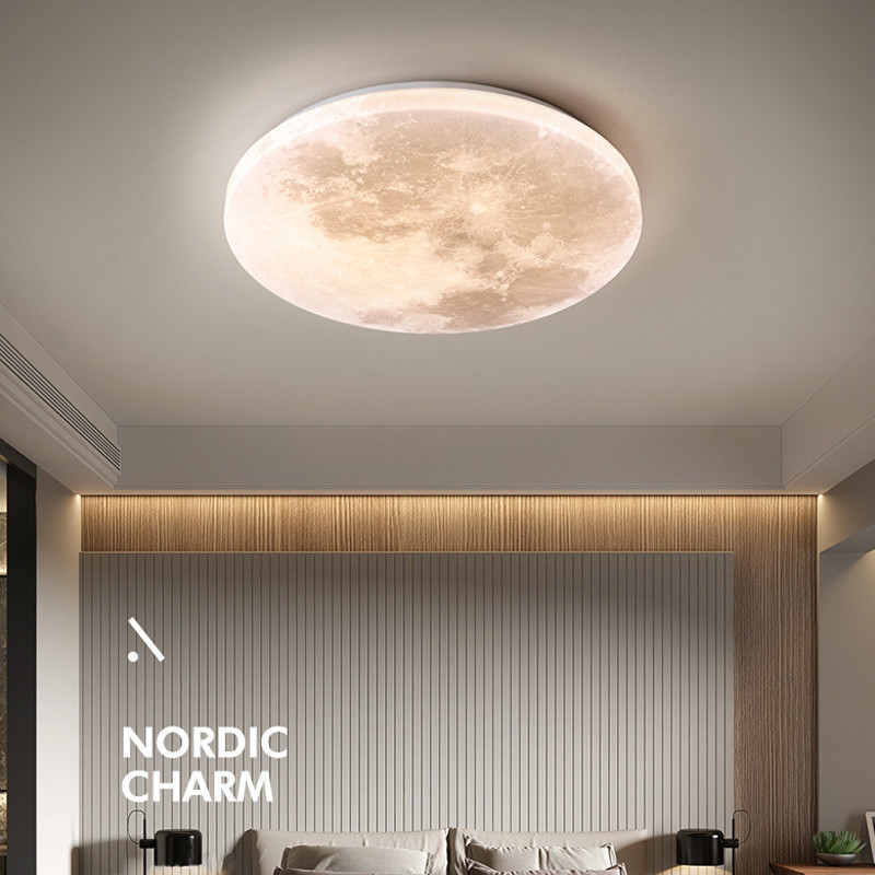 Moon Ceiling lamp Nordic Study Bedroom Lamp Modern Minimalist Children Kids room chandelier(WH-MA-220)