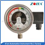 Sulfur Hexafluoride Gas Pressure Gauge , Bottom Mounting 4 Inch Pressure Gauge