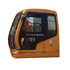 Wholesale R200-5 R220-5 Excavator Window Glass Left Side Slant Position NO.1 windshield from china suppliers