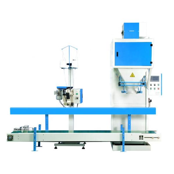 10kg Semi Auto Weighing Filling Pellet Packing Machine Premix Fertilizer 7 bags