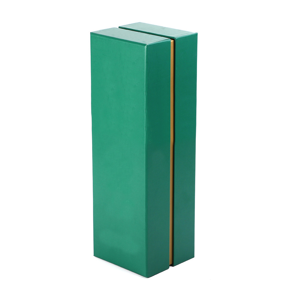 Customizable Wine Box Luxury Rigid Spirit Bottle CMYK Outer Packing box