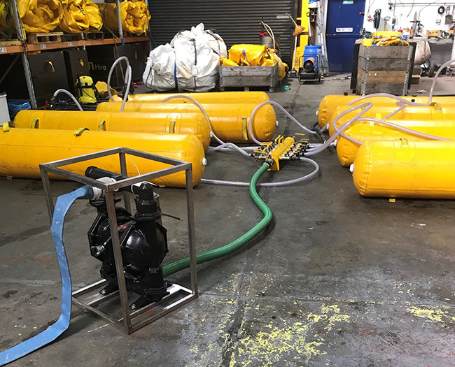 Heavy Duty Marine Buoyancy Underwater Air Lifting Bags For Lifting Docks
