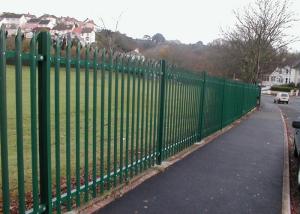 Wholesale Professional Palisade Security Fence , Steel Palisade Fence Panels For Protection from china suppliers