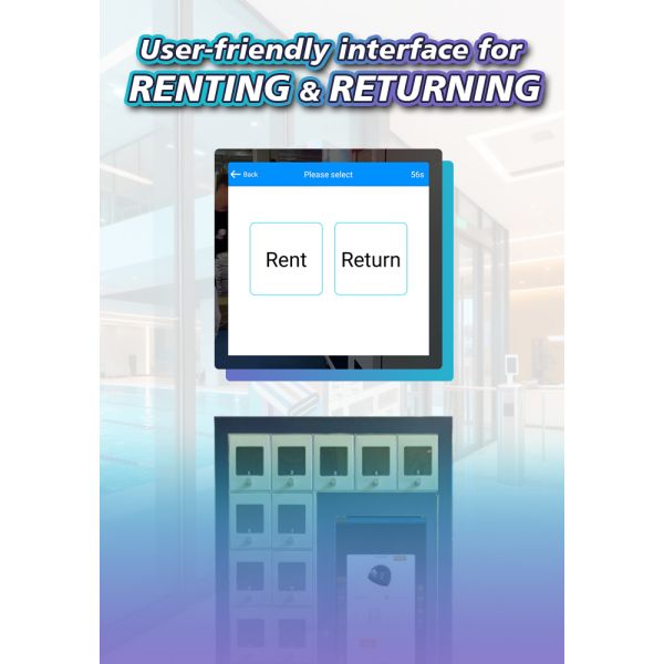 Swimming Supplies Vending Machine for Sales & Rental With Receipt Printer