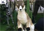Decoration Lifelike Animatronic Animal Statues , Animal Customized Sculpture