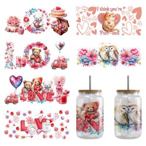 Wholesale Self Adhesive Cup Wrap Transfers Sticker UV DTF Customizable Heat Resistant from china suppliers