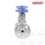 Bs 5352 Double Gate Valve Dn80 300LB Forged Steel One Side Integral Flange One