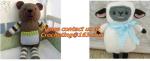 Knitting animal shaped toys, animal shaped whistle toys, colorful animal toy