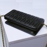 GENUINE LEATHER Sheepskin Pleated Chain Crossbody Bag Low MOQ Mix Models for