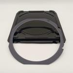 PS Material Black Plastic Frame Single Wafer Shipper For Protection