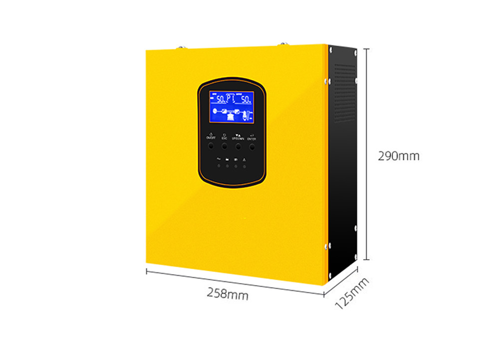 24V To 240V Pure Sine Wave Hybrid Solar Inverter PWM Low Frequency