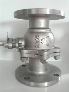 Wholesale 2PC Flanged Ball Valve SS316 ANSI B16.10 Flanged OD BS4504 undrilled from china suppliers