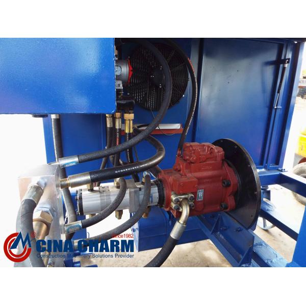 CE Certification Concrete Pump Trailer HBTS40-10-66R 12 Month Warranty