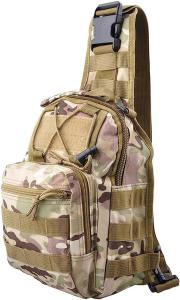 Wholesale Outdoor Army Camouflage Fanny Pack Waist Bag Tactical Backpack, Military Cross-Body Molle Sling Shoulder Back from china suppliers