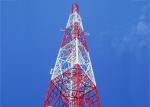 DIN7989 Washers Reliance 4g Tower , 45m Galvanized Mobile Cell Phone Tower