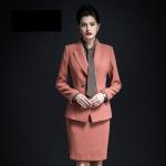 Professional Slim Fit Blazer for Ladies Office Women's Business Suits Two Pieces