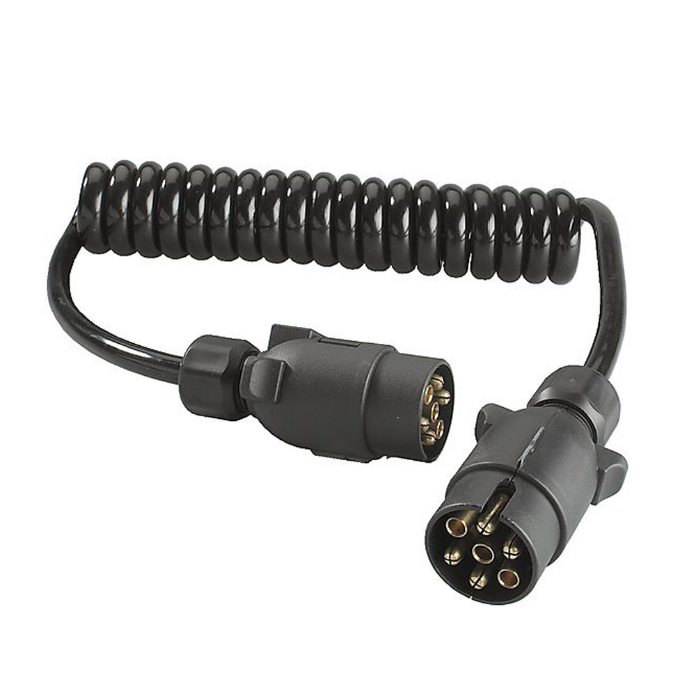 Male To Female Extension 7 Pin Vision Systems Cable For Rearview Camera System