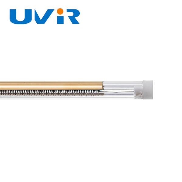 1700W Gold Coated Medium Wave Infrared Quartz Lamp