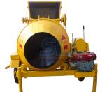 750L Twin Shaft Concrete Cement Mixer , Horizontal Industrial Concrete Mixer