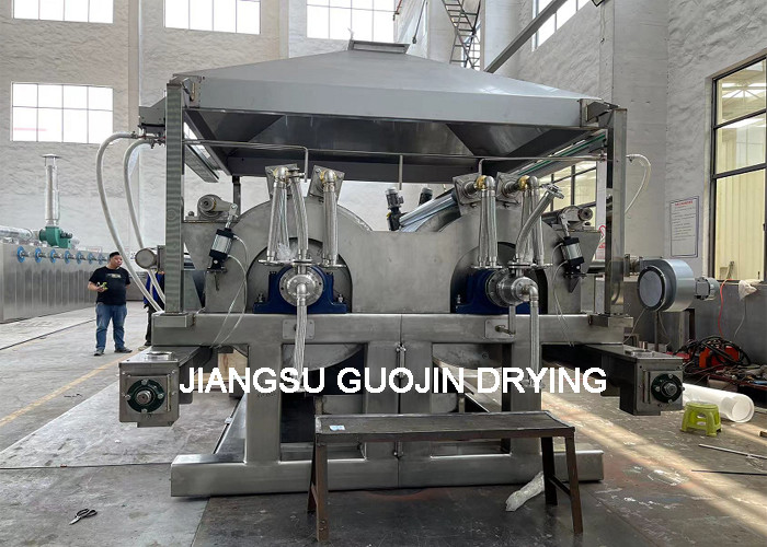 Foodstuff Scraper Double Drum Dryer 1.5M Diameter For Purple Potato
