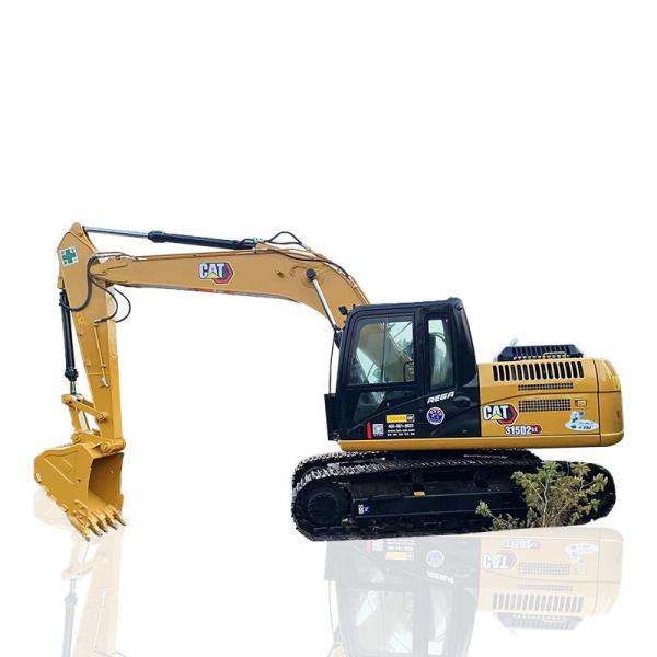 Used Caterpillar 315D Excavator 15 ton Weight 91kw Rated Power 300L Fuel Tank