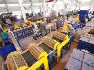 Wholesale 415v Plastic Recycling Line Pet Bottle Flakes Washing Dewatering Pelletizing from china suppliers