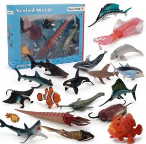 Wholesale Simulation Sea Life Animals Model Kit Action Figures Miniature Education Kids Toys For Boys from china suppliers