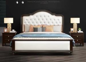 Wholesale Wood Home Modern Bed Furniture Contemporary Platform Bed Customized from china suppliers