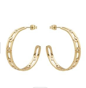 Wholesale 14K Gold Plated Thick Hoop Earrings Pack Chunky Hoops Set Hypoallergenic Small Hoop Jewelry from china suppliers