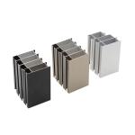 Porcelain 6063 T5 Anodized Aluminum Profiles For Doors